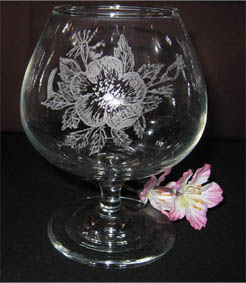 verre ballon grav�
